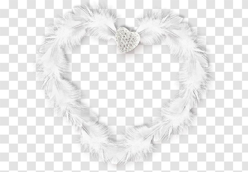 Fur White Heart - Wedding Pink Transparent PNG