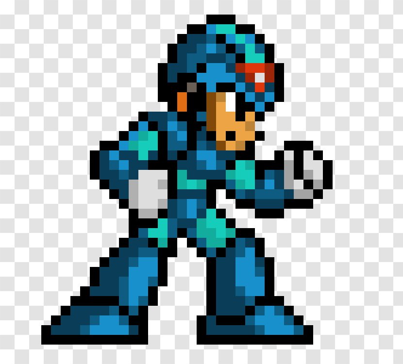 Mega Man X8 & Bass Maverick Hunter X - Art - Pixel Transparent PNG