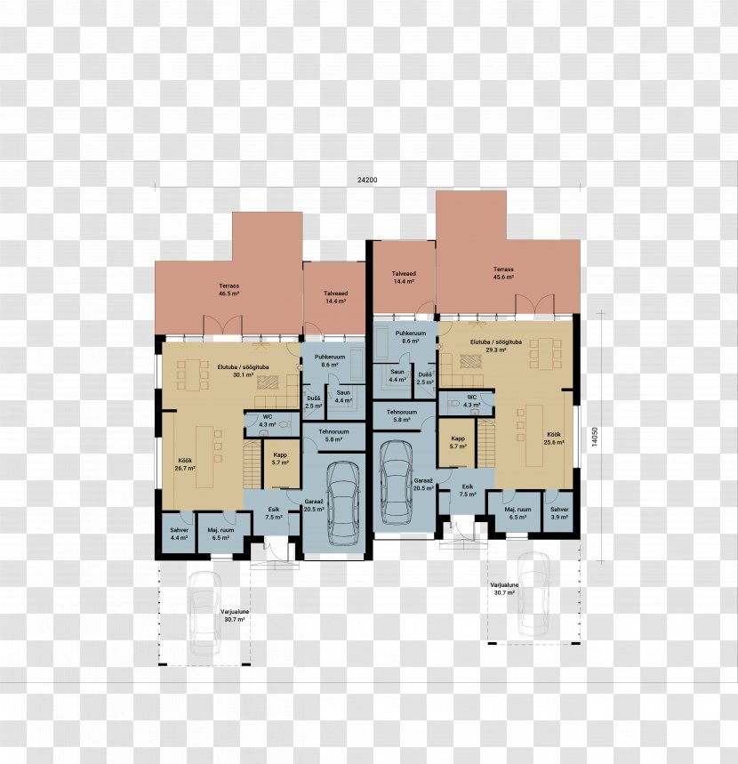 Floor Plan House Open Seve Ehitus AS Architecture - Schematic Transparent PNG