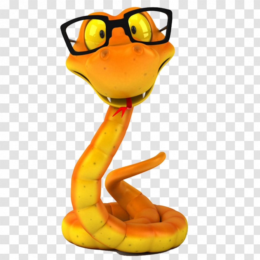 Snake Ball Python - Cartoon Image Transparent PNG