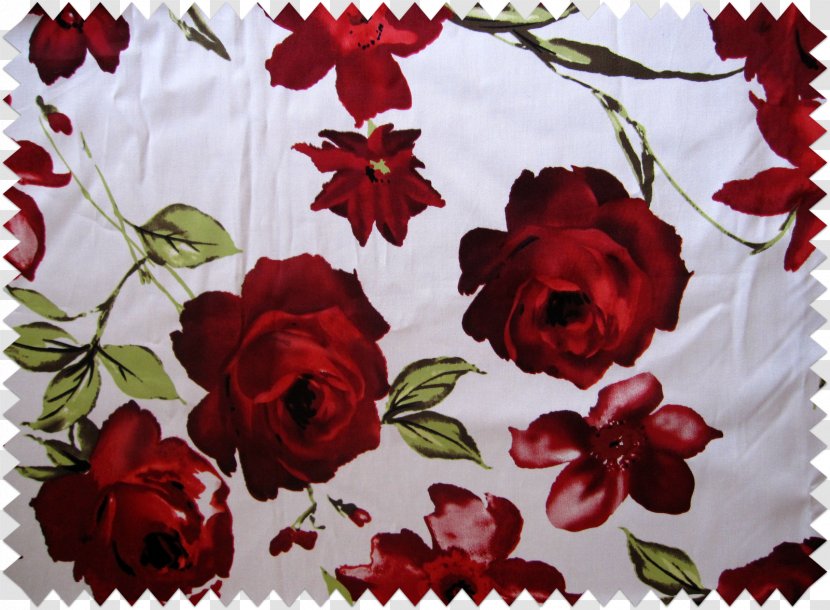 Garden Roses Textile Floral Design Flower - Rose Order - Cotton Fabric Transparent PNG