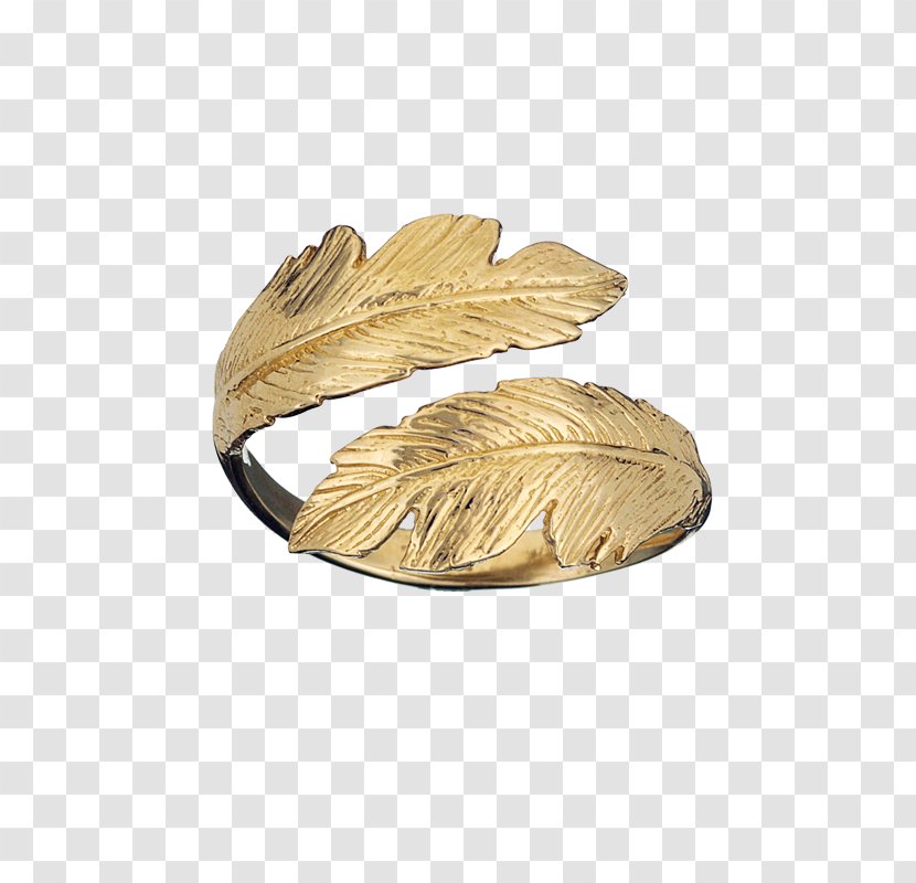 Ring Jewellery Necklace Gold Bracelet - Deviantart - Golden Feathers Transparent PNG