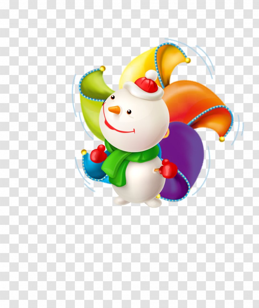 Snowman - Cartoon Version Transparent PNG