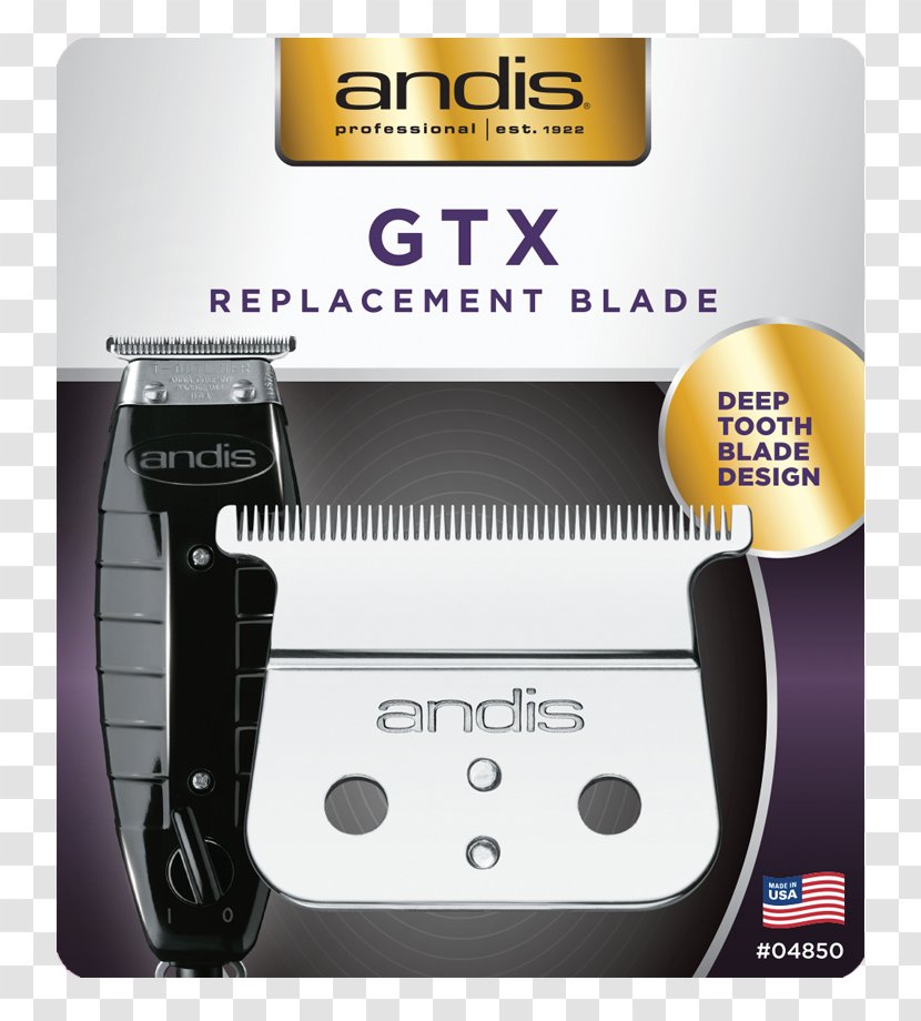 Hair Clipper Andis Trimmer T-Outliner Outliner II GO Electric Razors & Trimmers - Electronic Instrument - Gto Transparent PNG