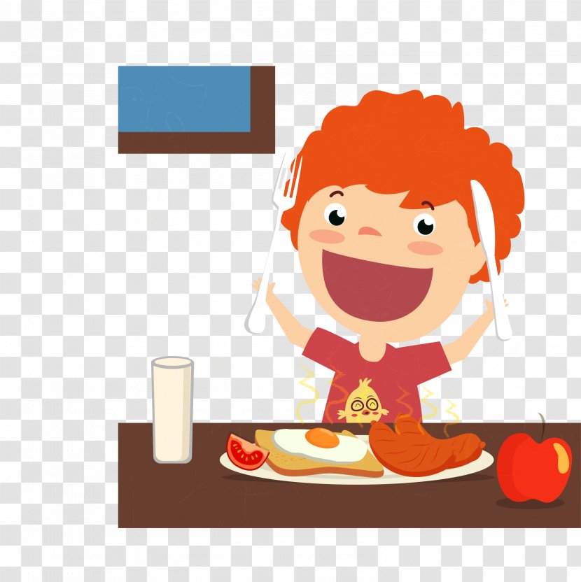 Breakfast Cereal Full Eating Illustration - Food - The Boy Eats Transparent PNG