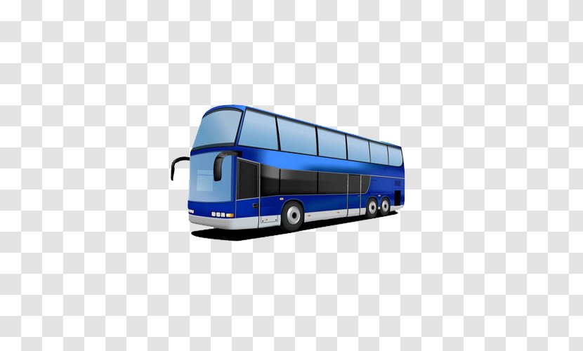 Double-decker Bus Tour Service School - Public Transport Transparent PNG