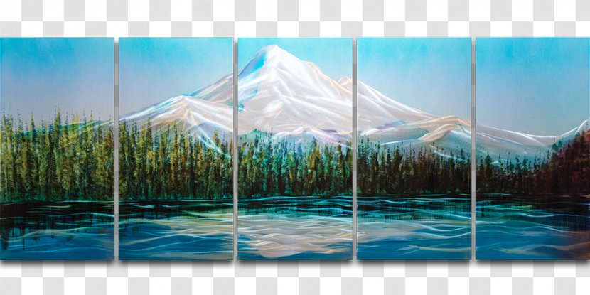 Mount Hood Water Resources Painting Art Energy - Sky Plc Transparent PNG