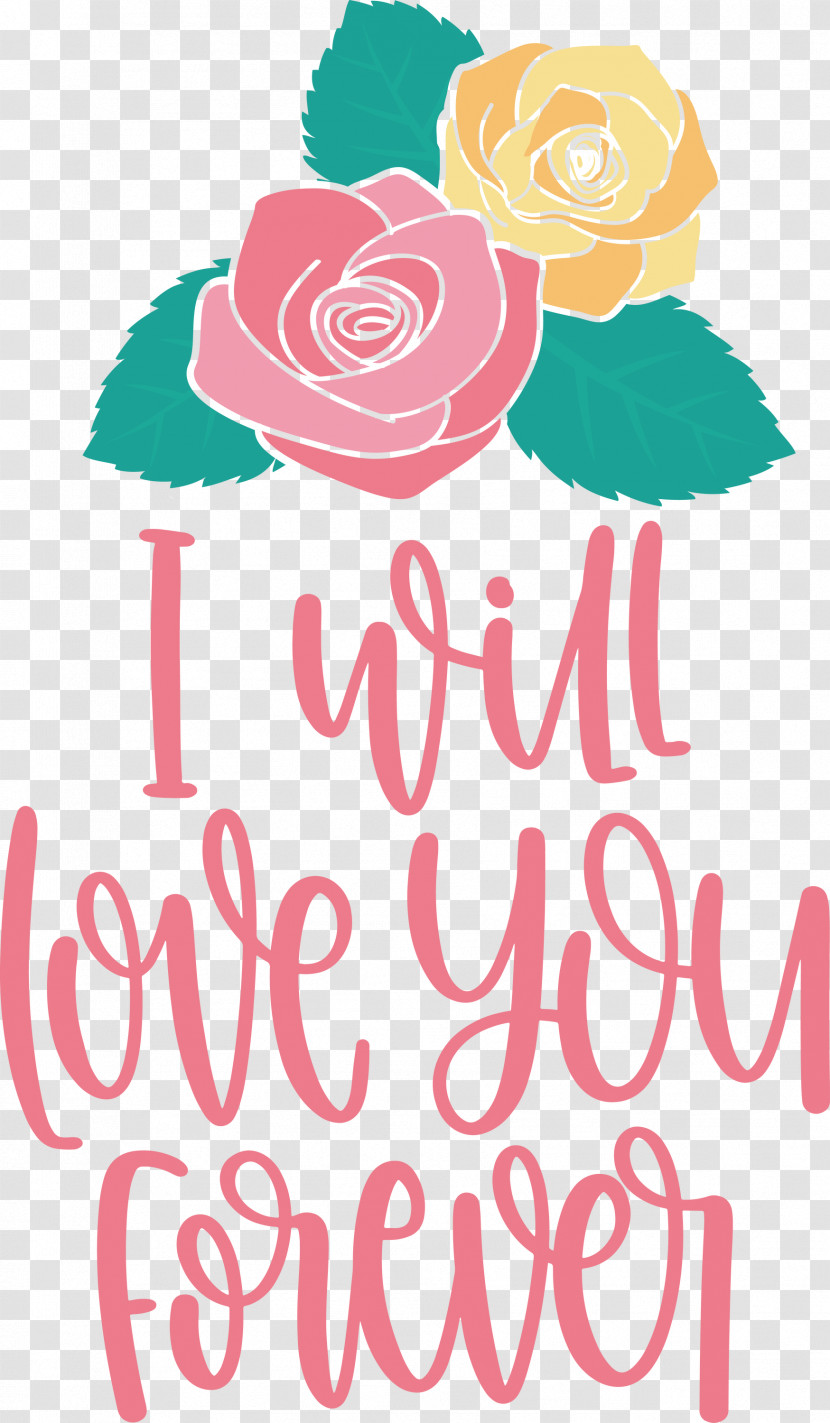 Love You Forever Valentines Day Valentines Day Quote Transparent PNG