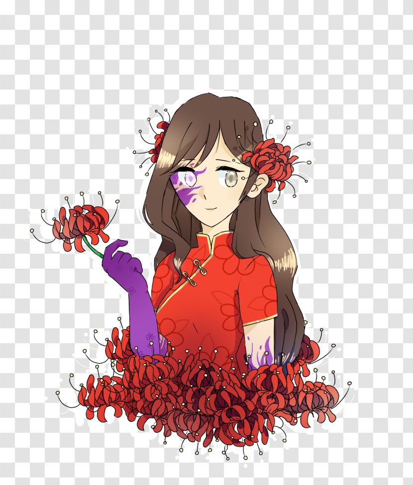 Drawing Illustration Digital Art DeviantArt - Silhouette - Red Spider Lily Transparent PNG