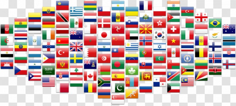 Flags Of The World Map ICloud - Apple - Encouragement Transparent PNG