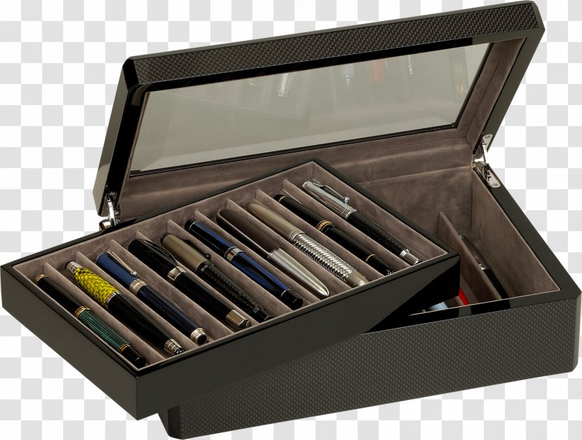 Pen & Pencil Cases Paper Box Display Case - Tool - Penholder Transparent PNG