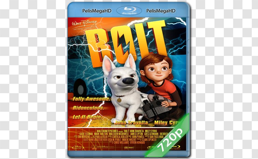 Bolt Puppy Film Poster - Warlockok Transparent PNG