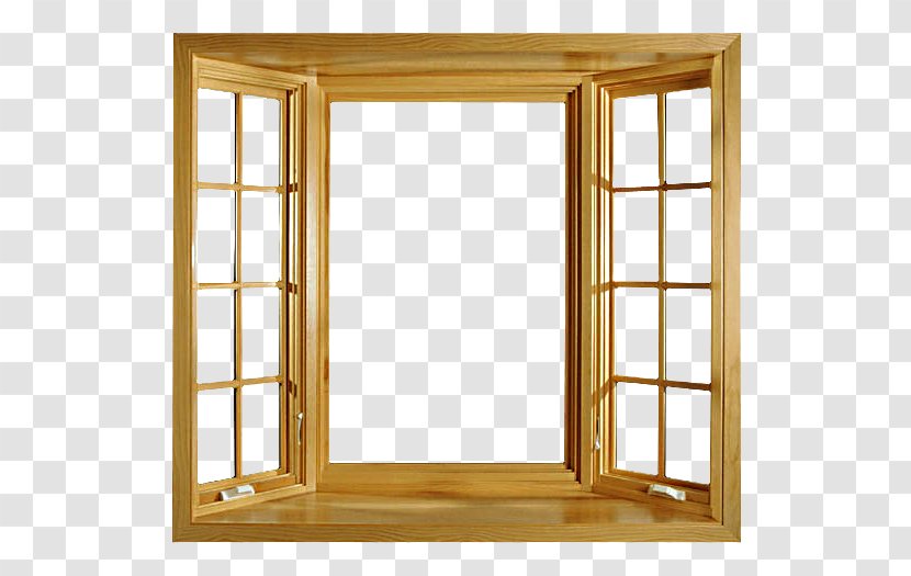 Window Wood Picture Frames Sliding Glass Door - Rectangle Transparent PNG