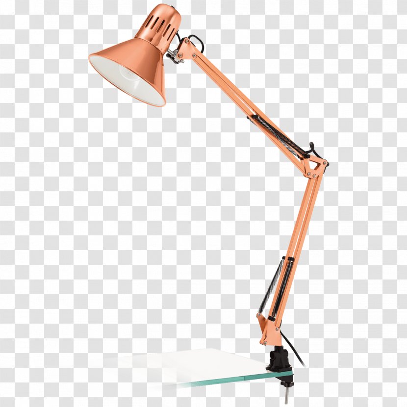 Eglo Firmo Light Modern Desk Clip Lamp Lighting Transparent PNG