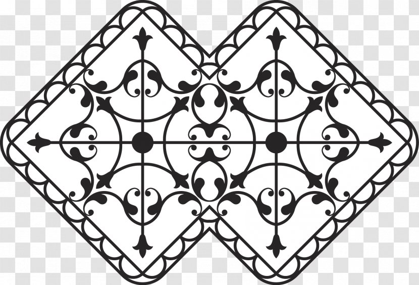 Wrought Iron Railing - Symmetry - Continental Fence Vector Material Transparent PNG