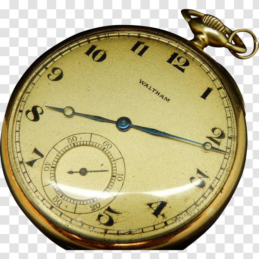 Pocket Watch Clock Product Design JewelryWeb 14k Yellow Gold White Necklace - M Transparent PNG