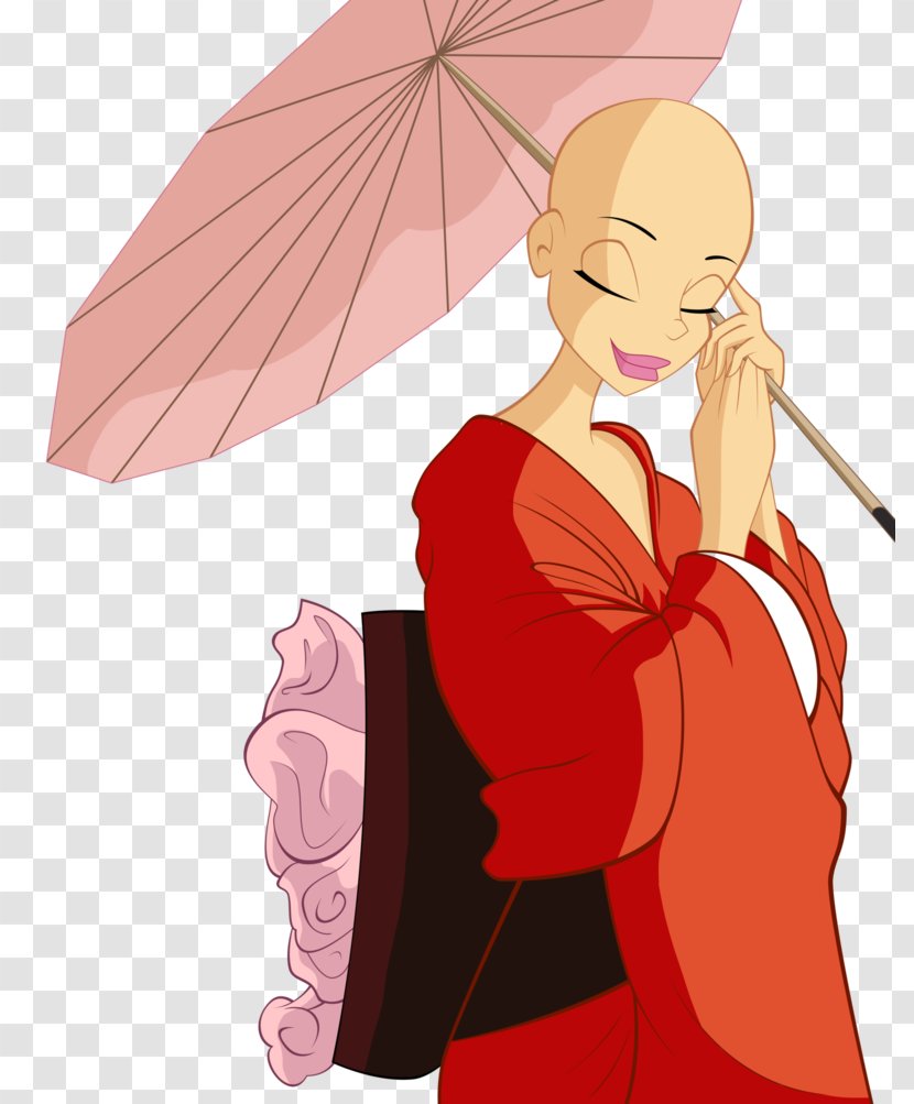 Umbrella Character Shoulder Clip Art - Watercolor Transparent PNG