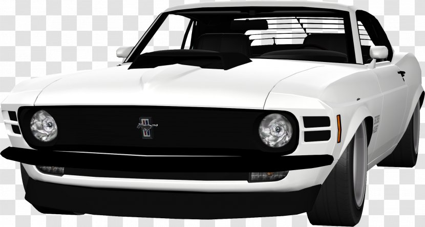 First Generation Ford Mustang Mach 1 Boss 429 Car - Vehicle Transparent PNG