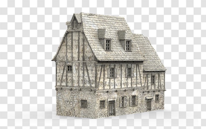 Middle Ages House Medieval Architecture Building Property - Castle Scenery Terrain Transparent PNG