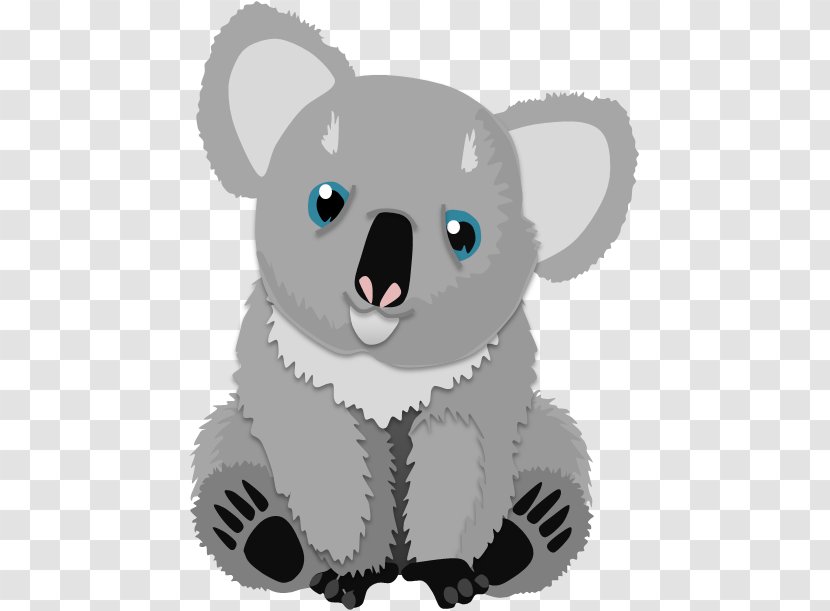 Koala Bear Cuteness Clip Art - Whiskers Transparent PNG