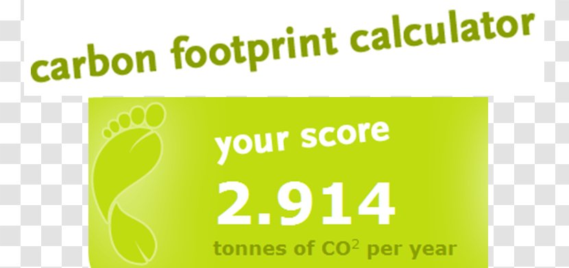 Logo Brand Green - Yellow - Carbon Foot Print Transparent PNG