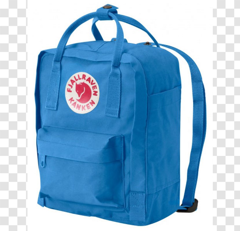 Fjällräven Kånken Mini Backpack Pink - Blue Transparent PNG