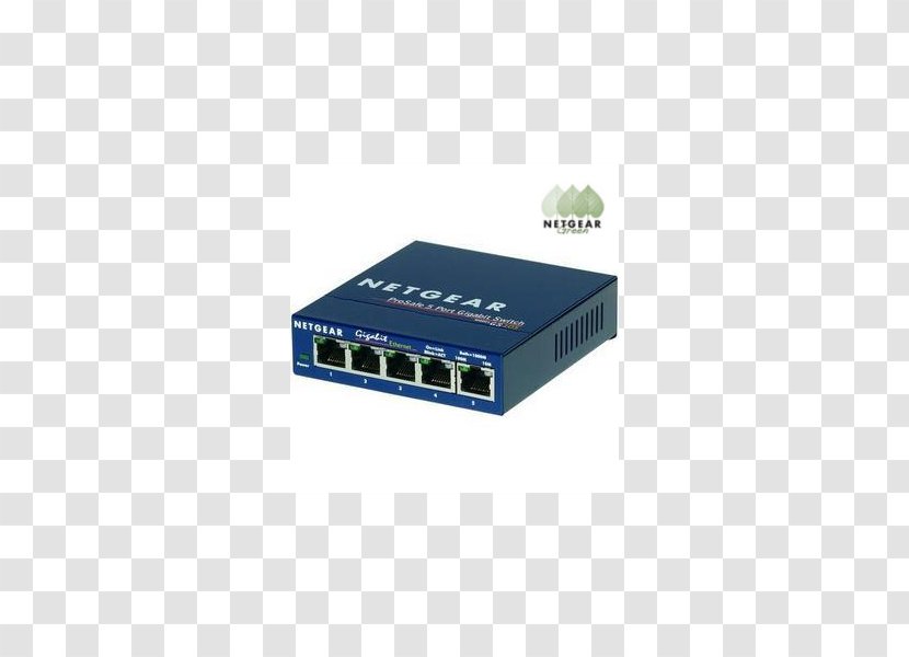 Network Switch Gigabit Ethernet NETGEAR ProSafe GS108 Computer - Netgear Green Transparent PNG