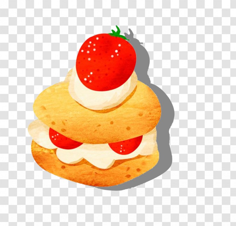 Cream Strawberry Chocolate Chip Cookie - Whipped - Biscuit Transparent PNG