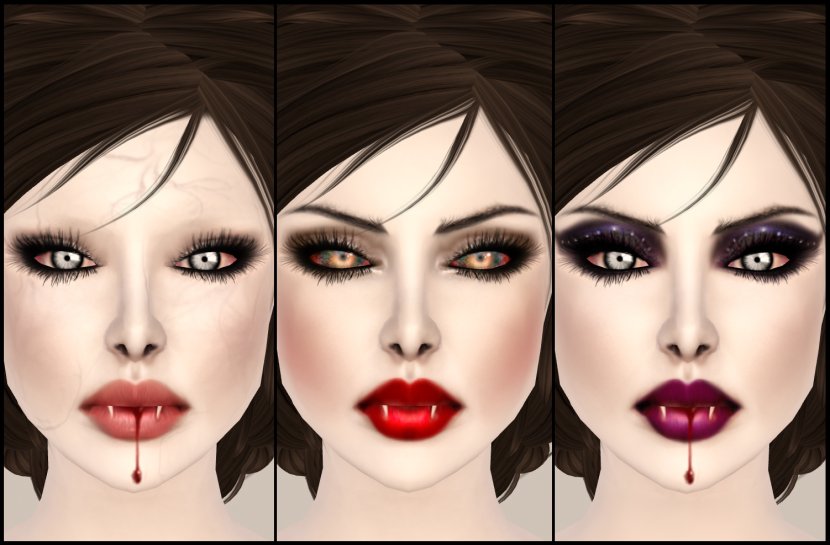 Cosmetics Eye Shadow Liner Eyelash Make-up Artist - Vampires Transparent PNG