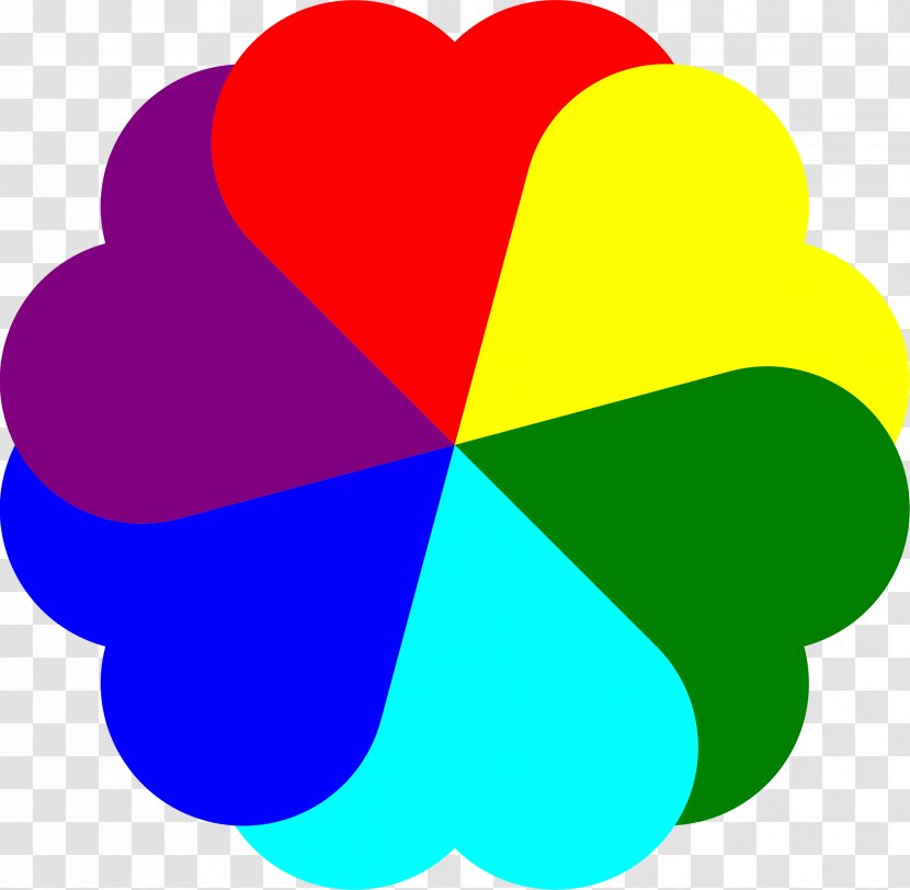 Clip Art Openclipart Vector Graphics Color - Pastel - Double Rainbow Heart Transparent PNG