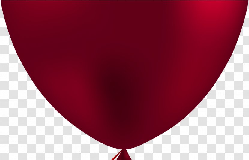 Balloon Heart - Wine Glass - Red Transparent PNG