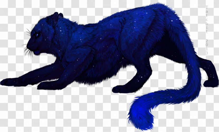 Big Cat Fur Mammal Tail - Cobalt - Cats Transparent PNG