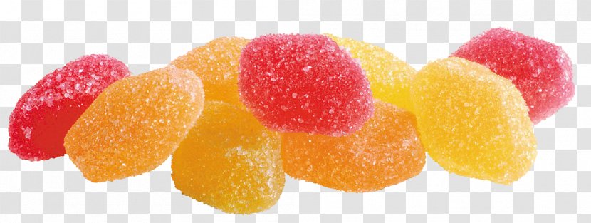 Gummi Candy Chewing Gum Gumdrop Lollipop Brittle - Delicious Orange Sugar Transparent PNG