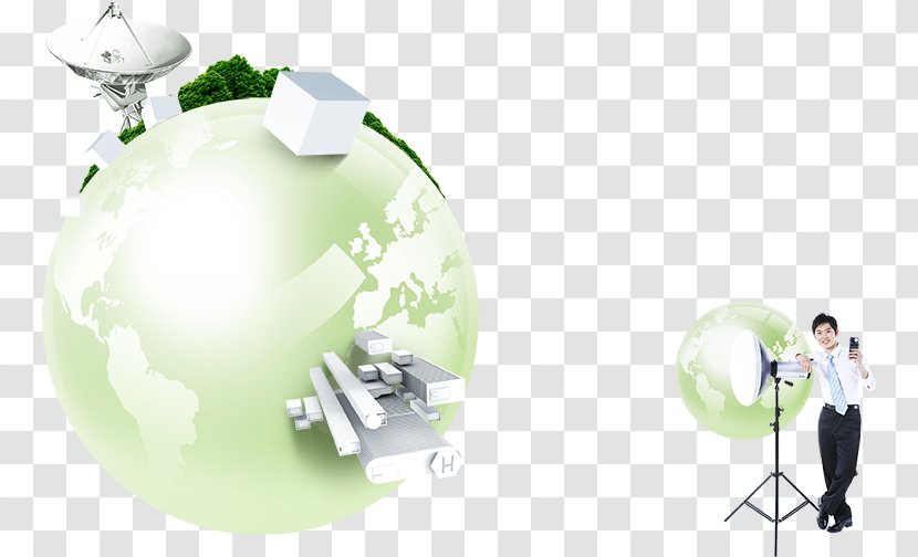 Earth Icon - Communication - Green Transparent PNG