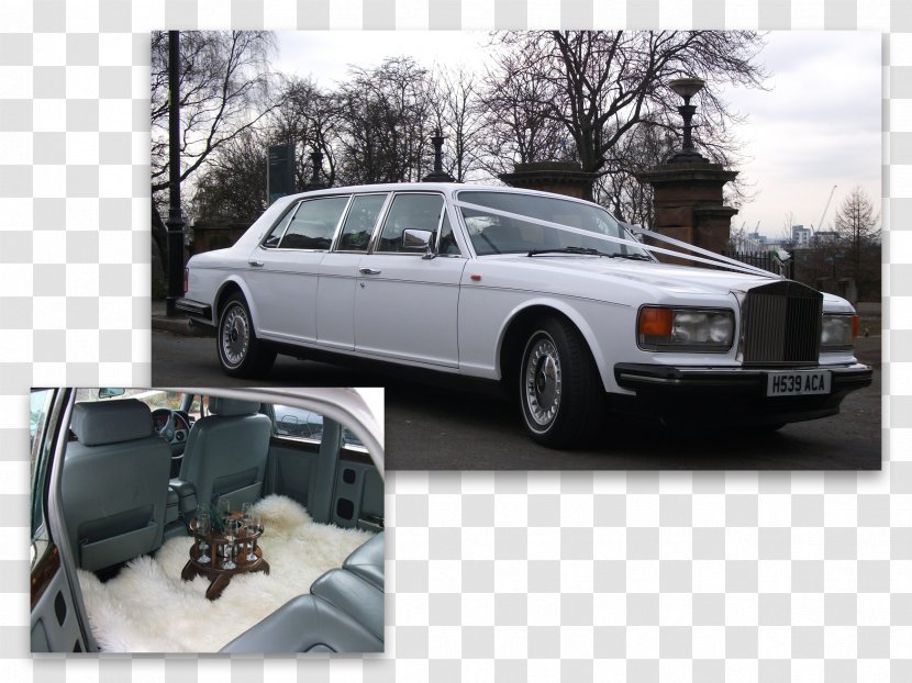 Car Rolls-Royce Silver Spirit Phantom VII Luxury Vehicle - Grille - Wedding Transparent PNG