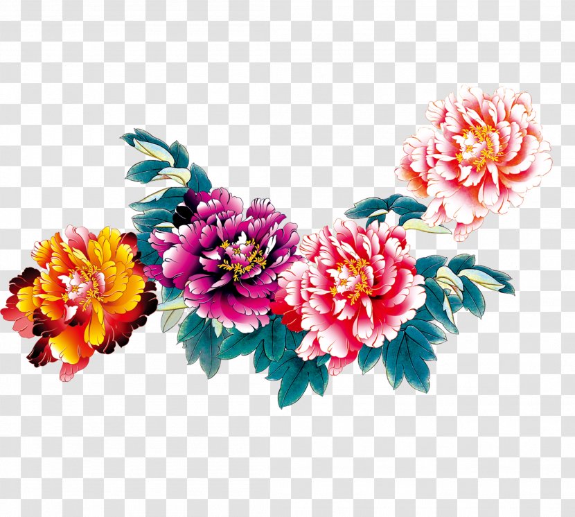 Heze Moutan Peony U611bu84eeu8aaa U7261u4e39u8272 - Floral Design - Taobao Lynx Home Creatives Transparent PNG