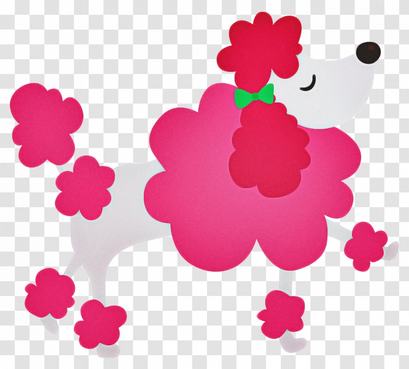 Pink Flower Cartoon - Heart Hibiscus Transparent PNG