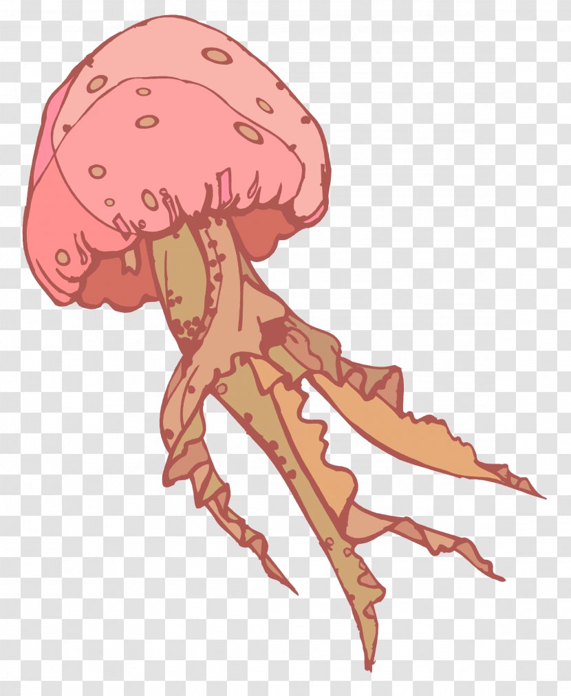 Jellyfish Animation Clip Art - Watercolor Transparent PNG