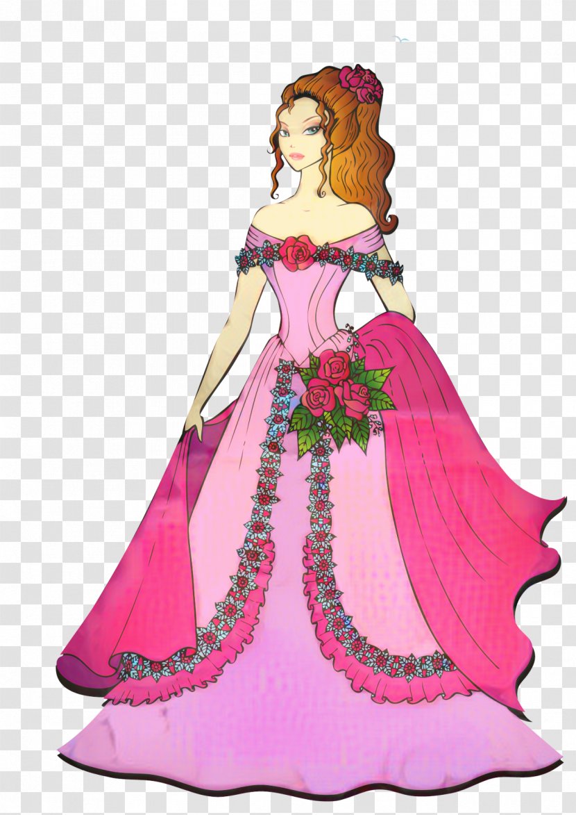 Princess Aurora Disney Rapunzel Clip Art - Coloring Book - Pink Transparent PNG