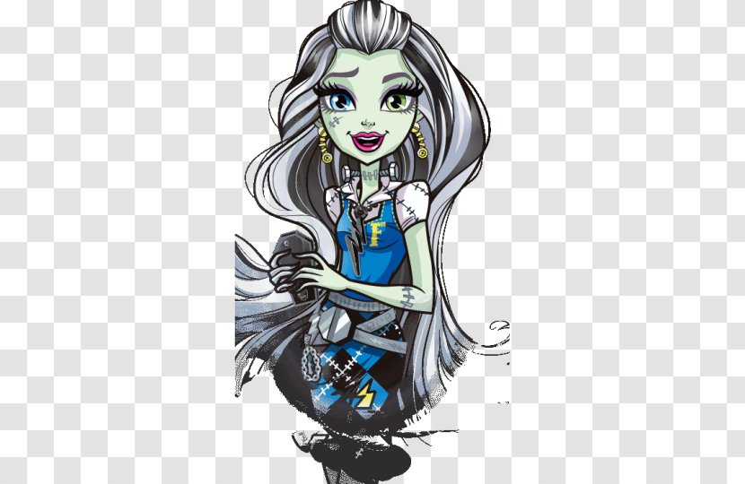 Frankie Stein Monster High Basic Doll - Mattel Transparent PNG