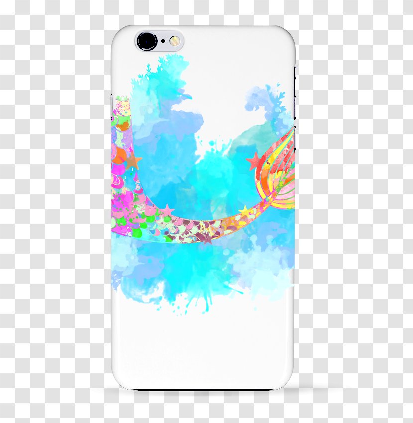 IPhone 7 6 Watercolor Painting Smartphone - Samsung - Mermaid Pink Transparent PNG