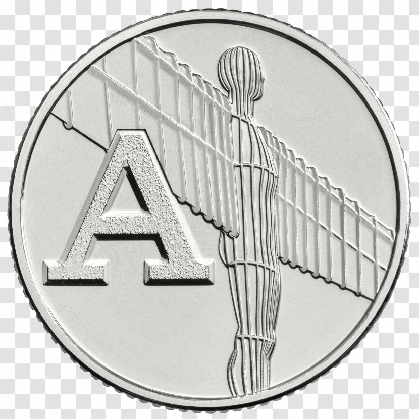 Angel Of The North 2018 Royal Mint Ten Pence Coin Transparent PNG