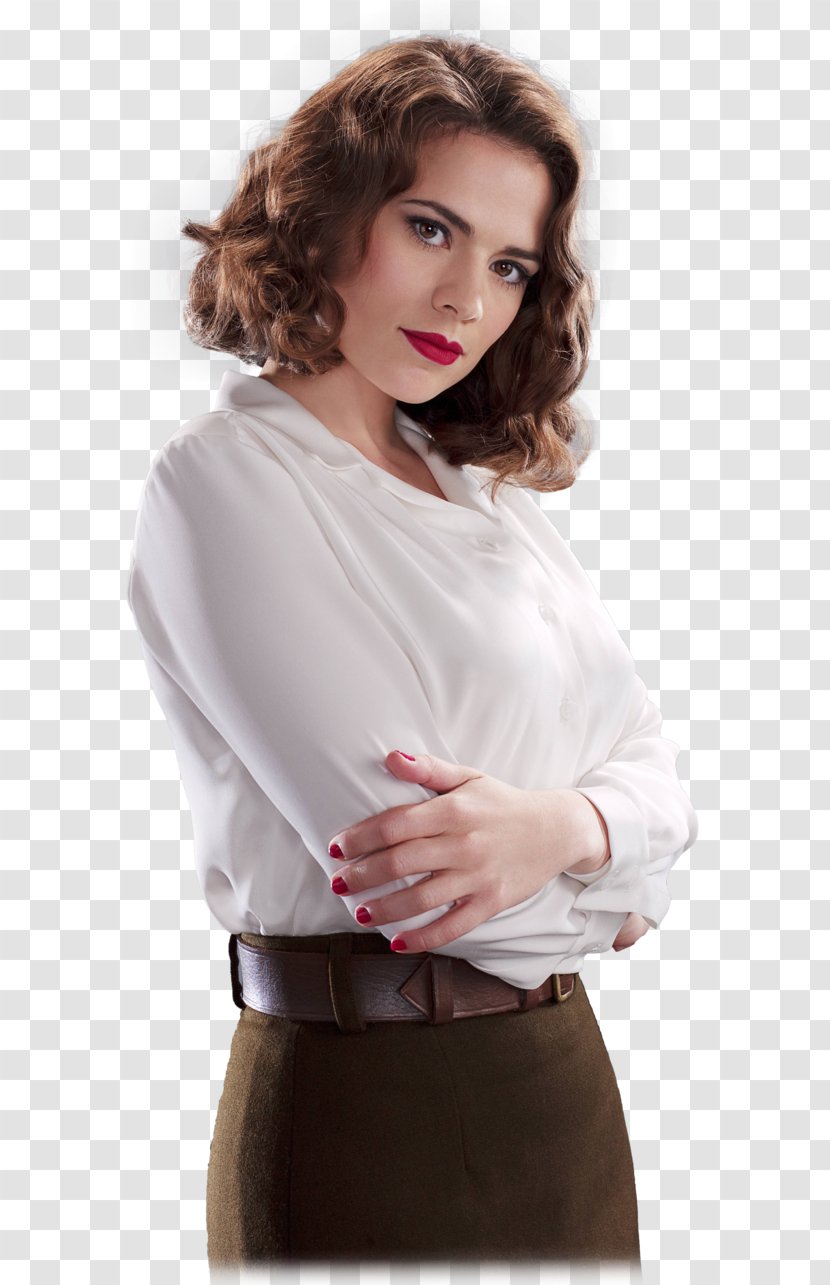Hayley Atwell Peggy Carter Agent Captain America San Diego Comic-Con - Silhouette - Flower Transparent PNG