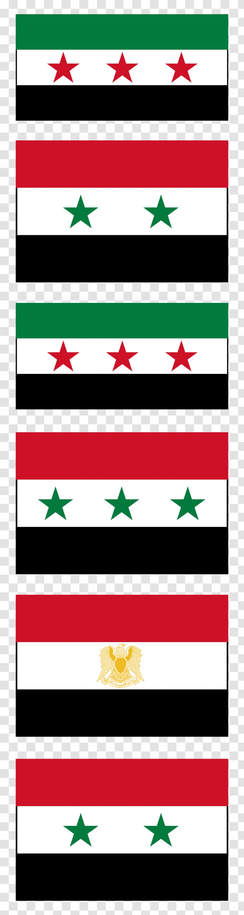 Flag Of Syria Valley Tears Federation Arab Republics - National Symbol Transparent PNG