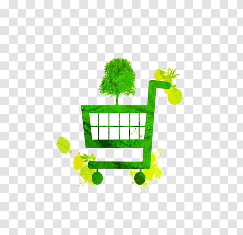 Icon Design Fundal - Cartoon - Colorful Shopping Cart Transparent PNG
