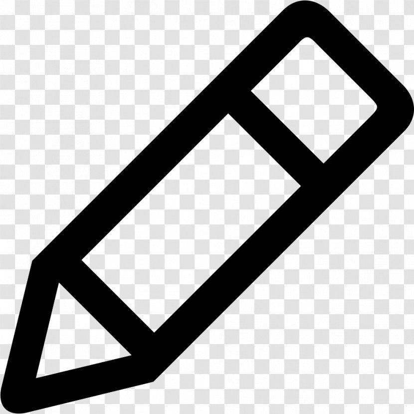 Pencil Icon - Black - Technology Transparent PNG