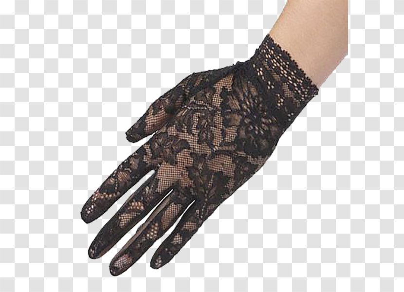 Finger Glove Cornelia James Lace Cuff - Elegant Night Party Transparent PNG