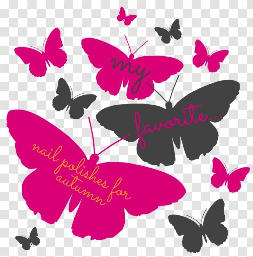 Brush-footed Butterflies Butterfly Pink M Clip Art - Insect Transparent PNG