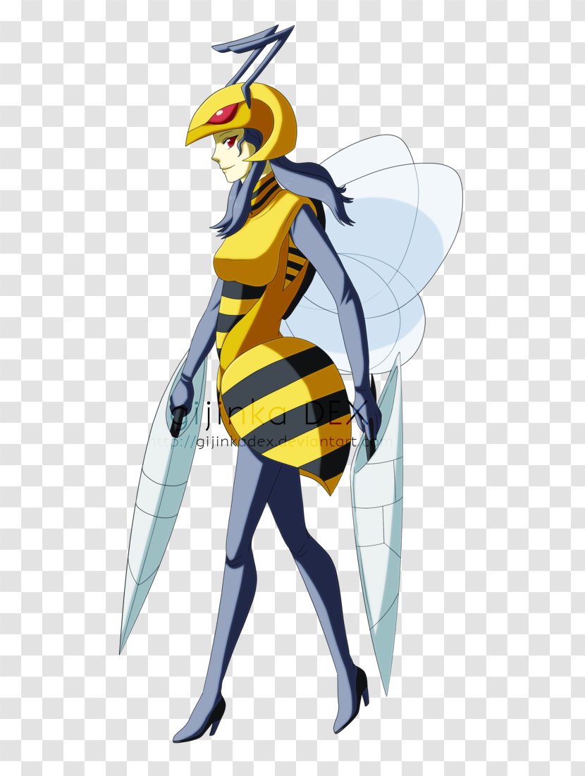 DeviantArt Beedrill Gender Pokémon Platinum - Flower - ROBOT BEE Transparent PNG