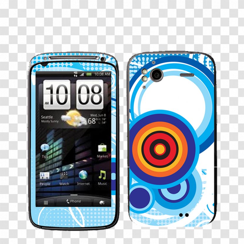 Feature Phone HTC Sensation Text Messaging Mobile Accessories - Telephony - Model Skin Transparent PNG